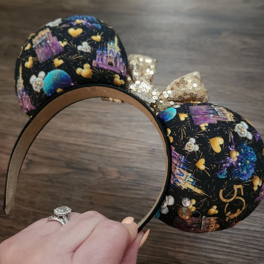 Mickey Ears HANDMADE 50th Anniversary